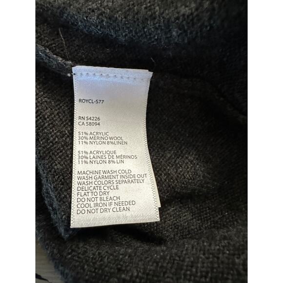 Royal Robbins Womens Wool Sweater Size XS Gray Lightweight Layering - Picture 12 of 14